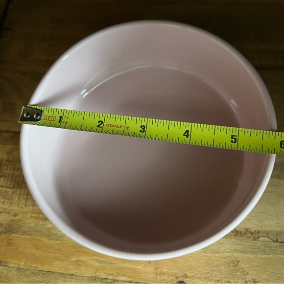 Pink Dog Bowl with Black Bone Design - Picture 3 of 7